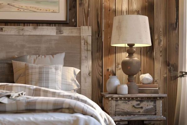 Cozy Up Your Space with Nordic Wooden Rustic Bedroom Lamps